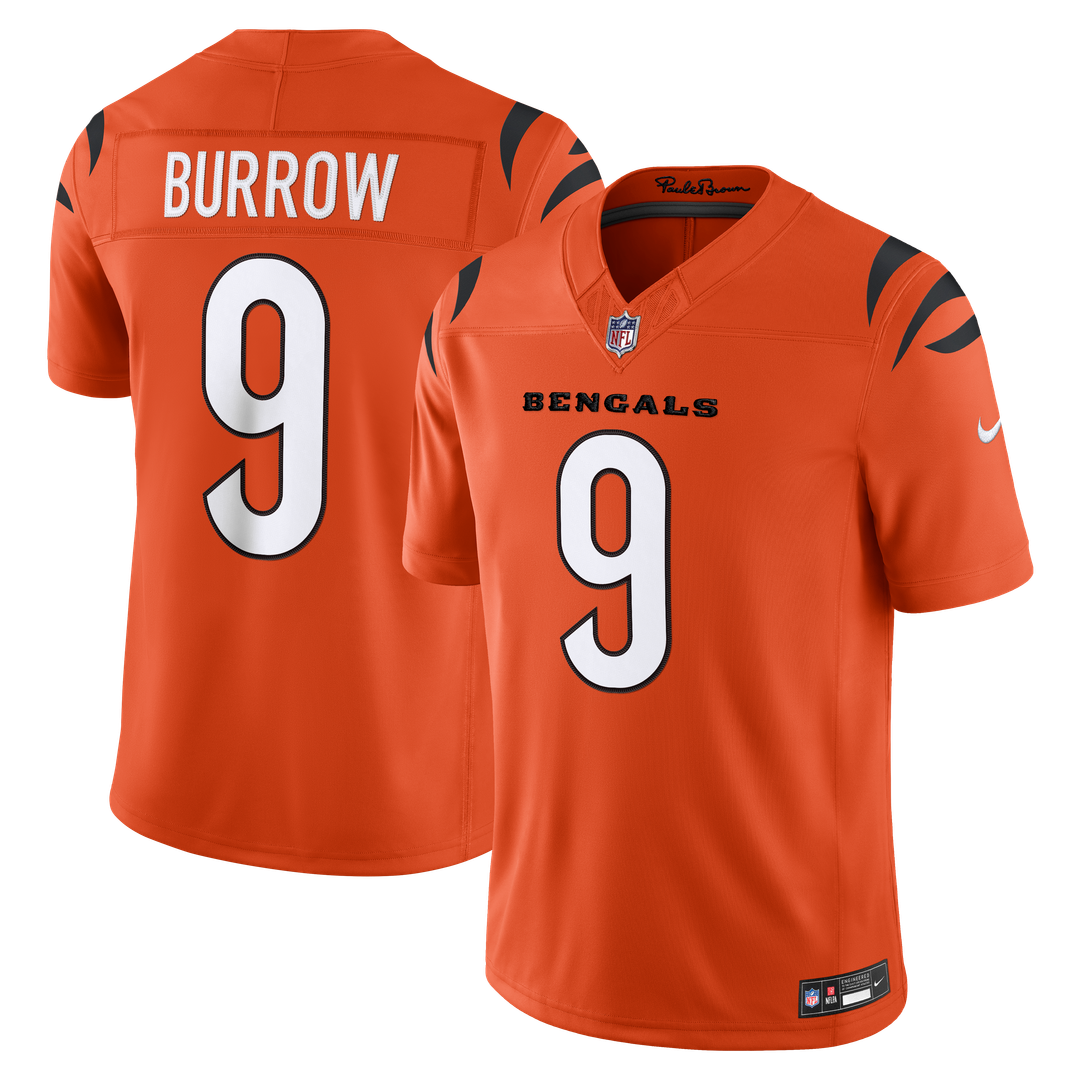 Cincinnati Bengals Joe Burrow Nike Black Team Vapor F.U.S.E. Stitched Limited Jersey - product image 32