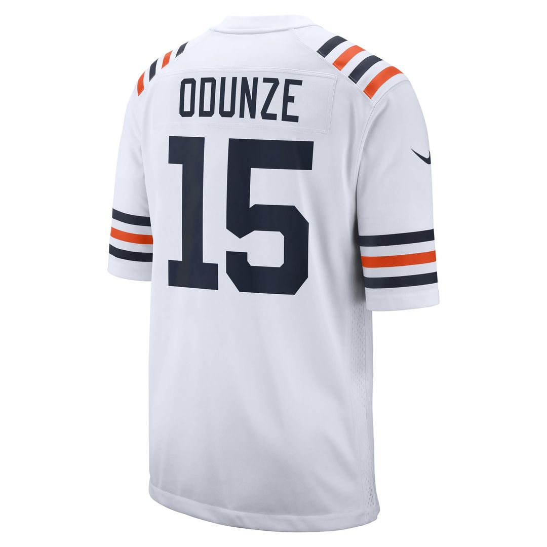 Chicago Bears Rome Odunze Nike White Alternate Game Jersey - product image 3