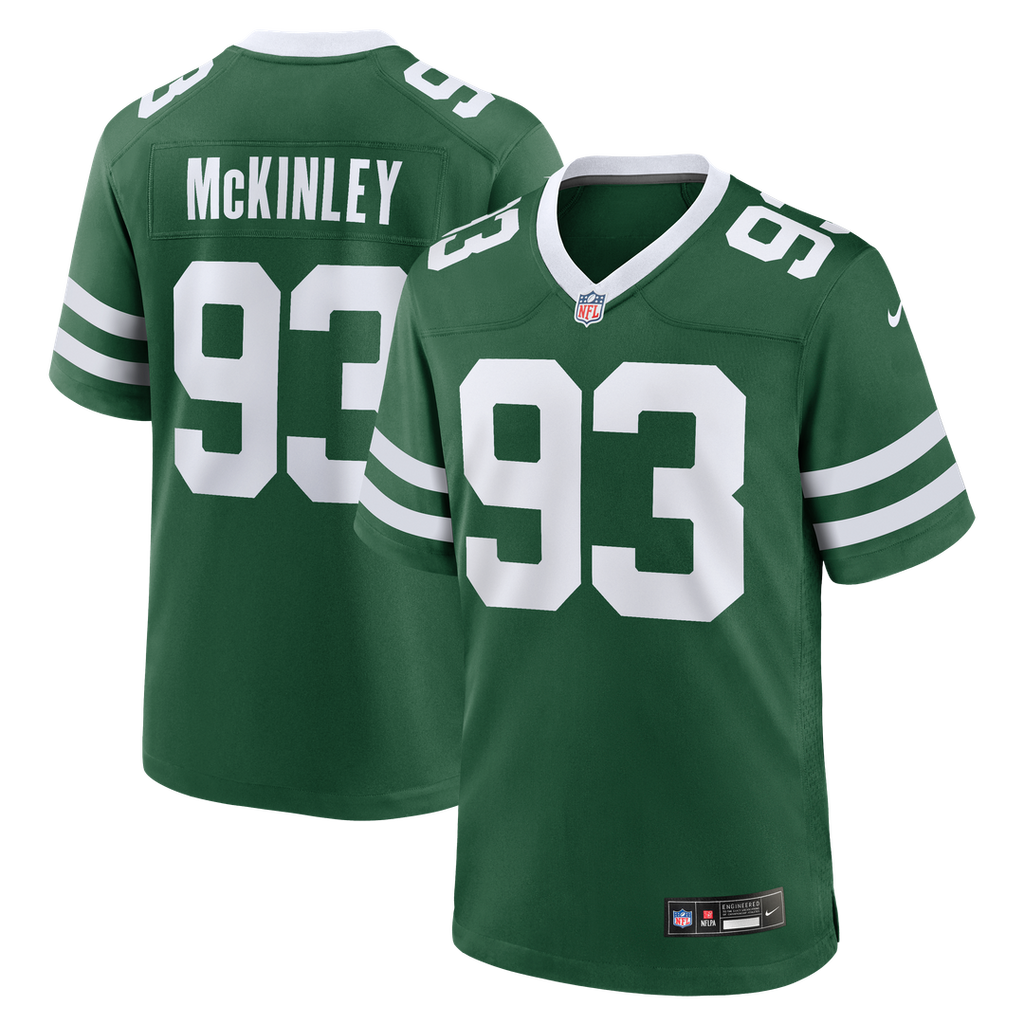 New York Jets Takk McKinley Nike Legacy Green Team Game Jersey - product image 1