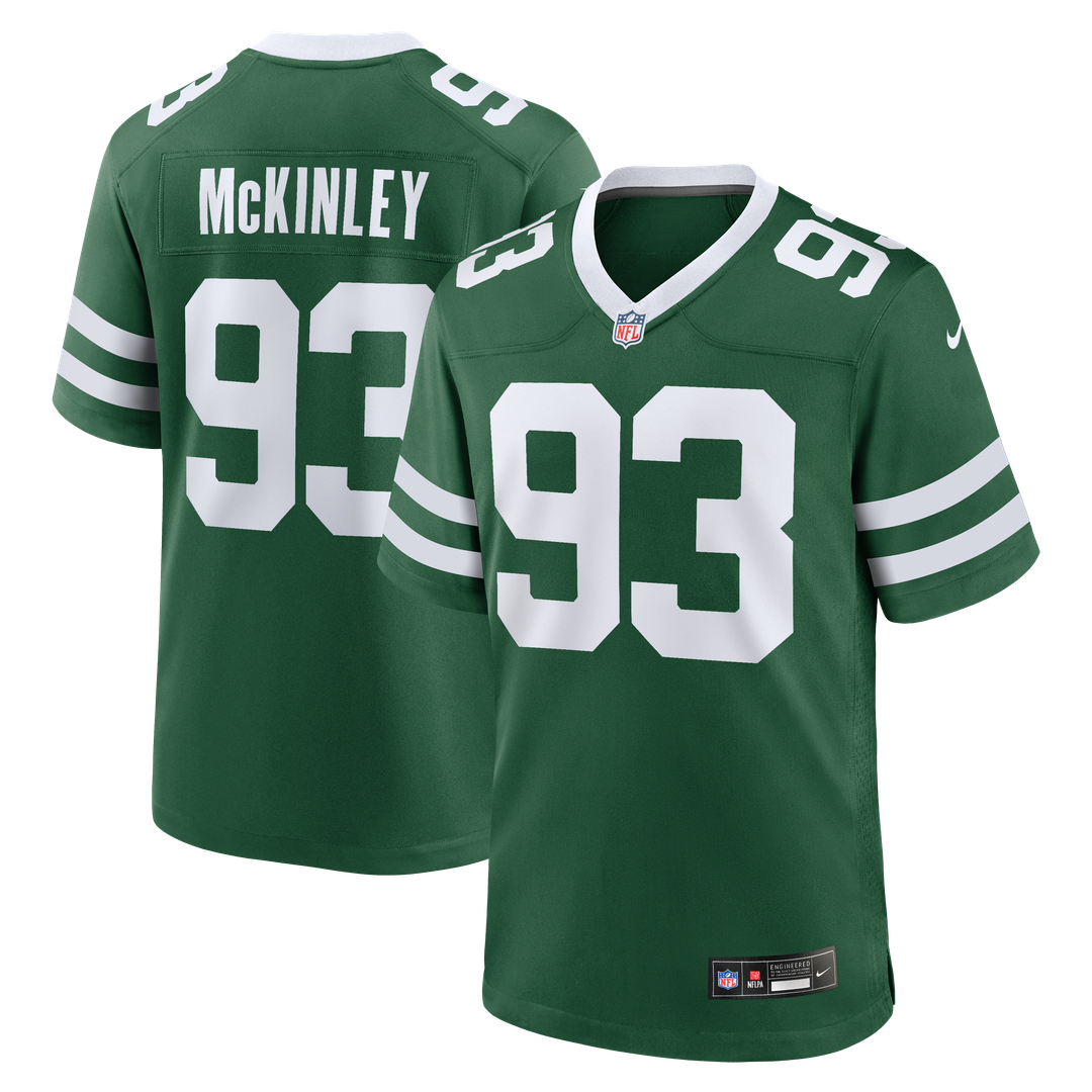 New York Jets Takk McKinley Nike Legacy Green Team Game Jersey - product image 1