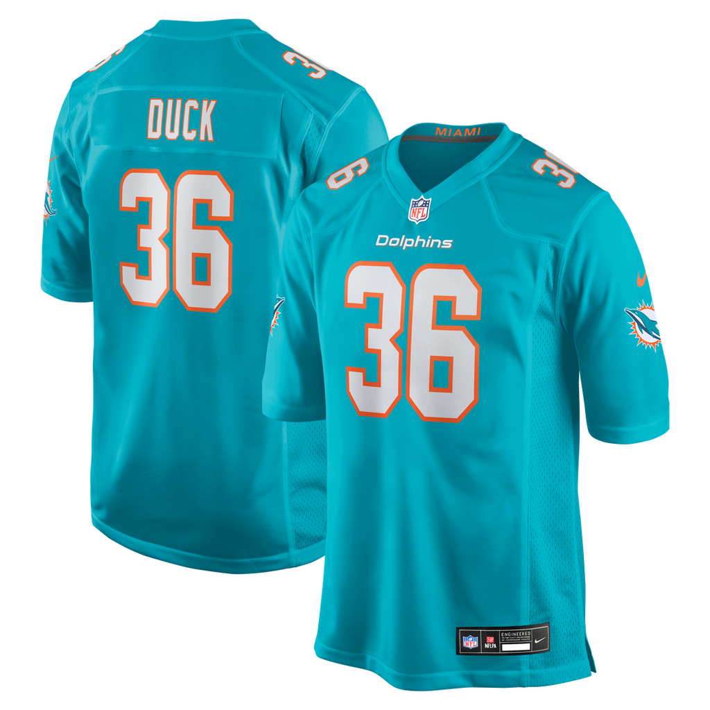 Miami Dolphins Storm Duck Nike Aqua Game Jersey - product image 1