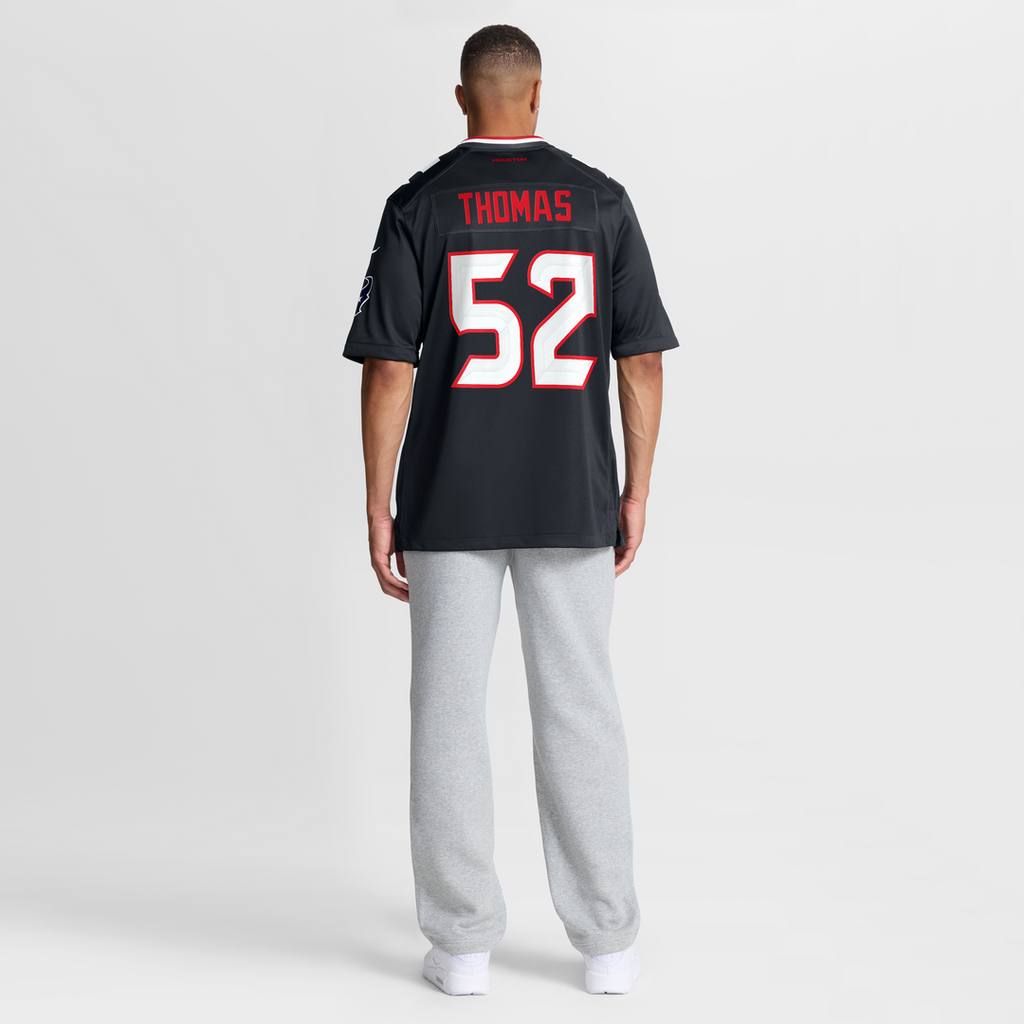 Houston Texans Xavier Thomas Nike Navy Team Game Jersey - product image 5