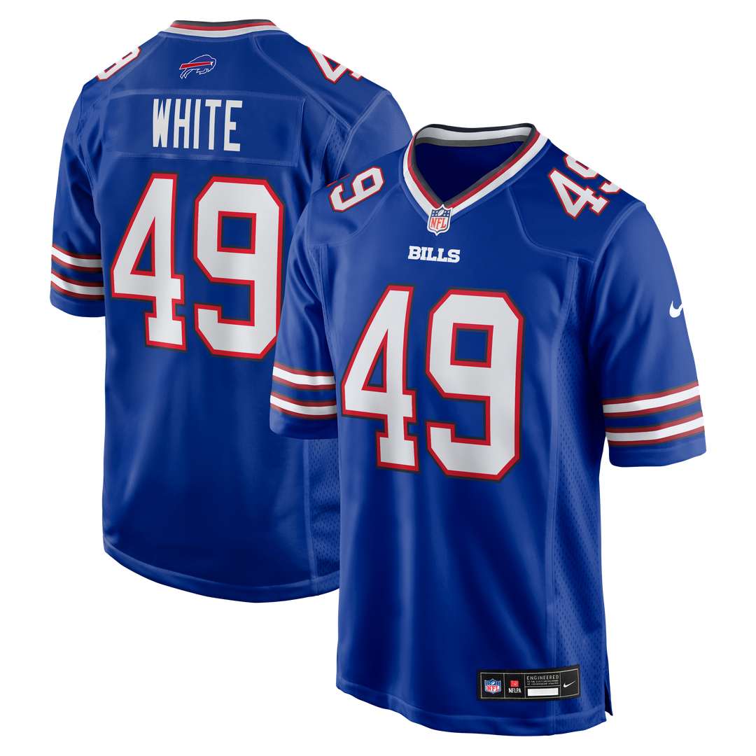 Buffalo Bills DaShaun White Nike Royal Team Game Jersey - product image 1