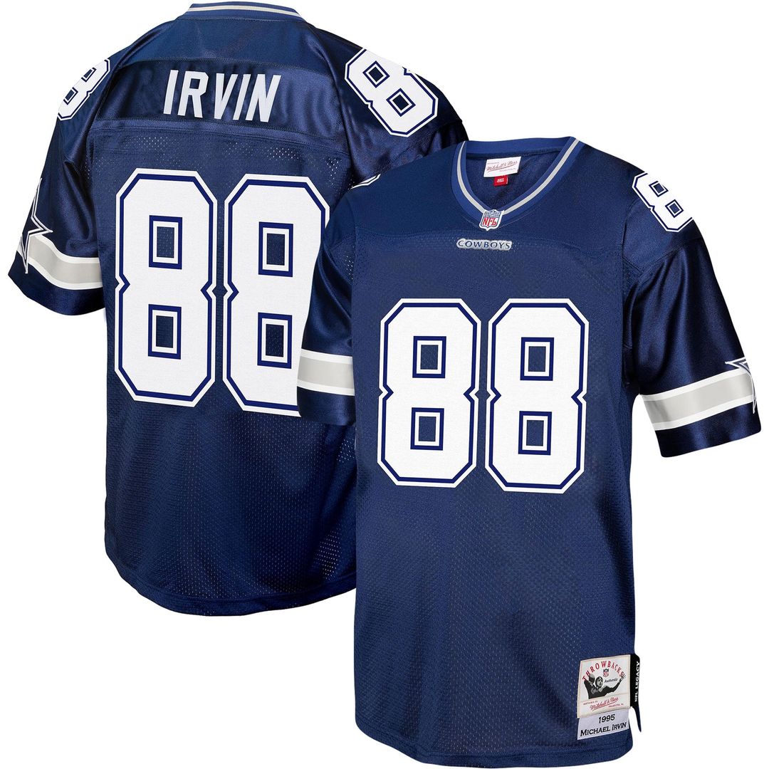 Dallas Cowboys Michael Irvin Mitchell & Ness Navy Legacy Replica Jersey - product image 1