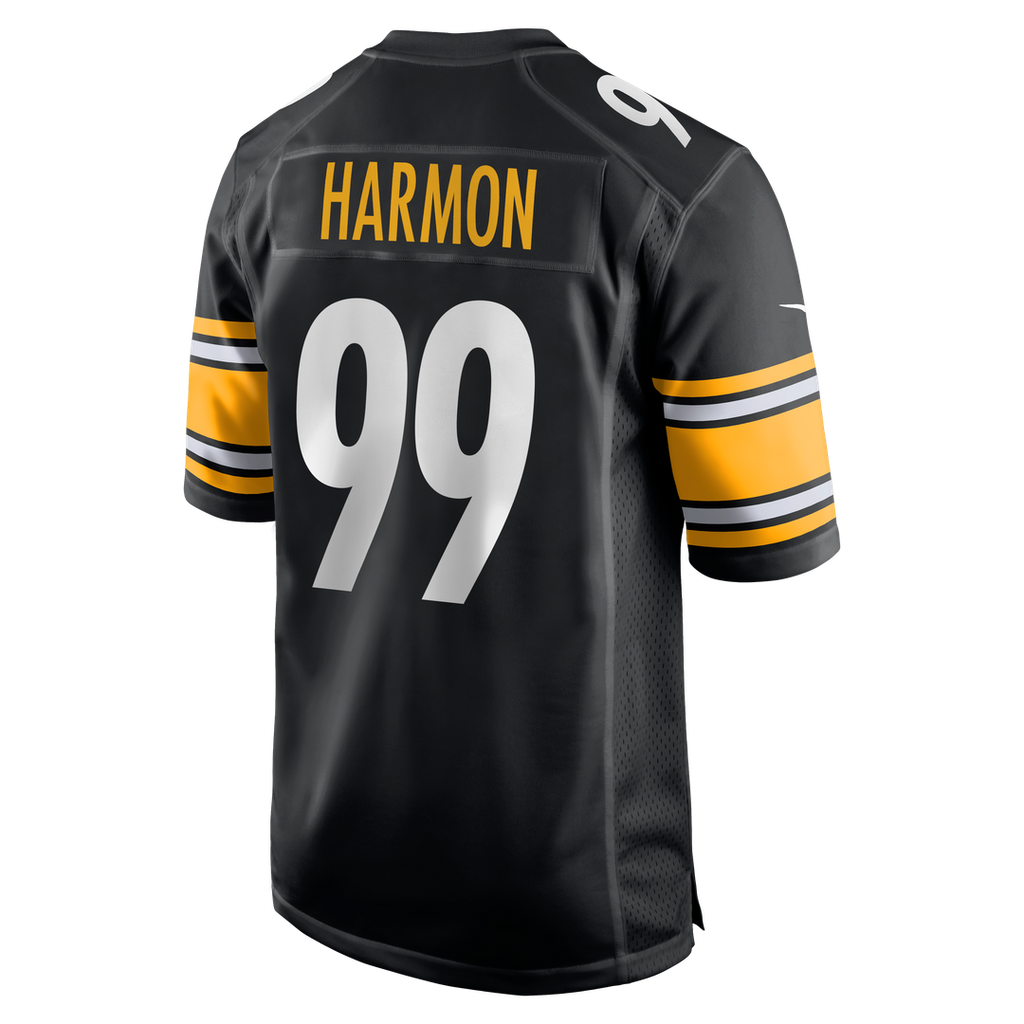 Pittsburgh Steelers Derrick Harmon Nike Black Game Player Jersey - product image 3