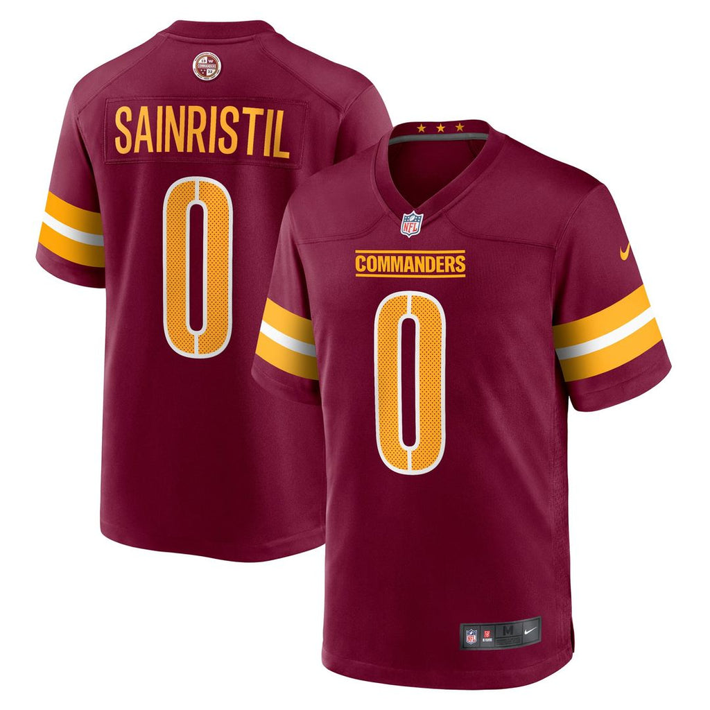 Washington Commanders Mike Sainristil Nike Burgundy Game Jersey - product image 1