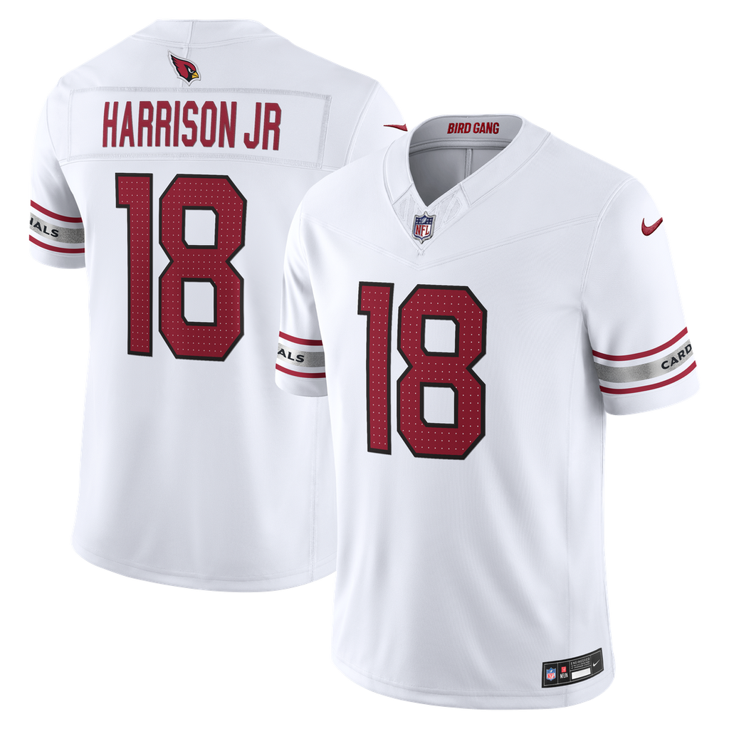 Arizona Cardinals Marvin Harrison Jr. Nike White Vapor F.U.S.E. Stitched Limited Jersey - product image 1