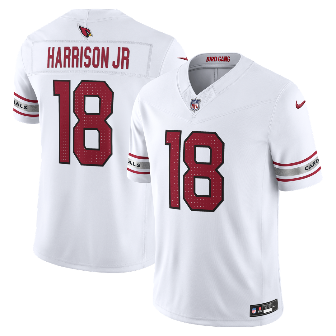 Arizona Cardinals Marvin Harrison Jr. Nike White Vapor F.U.S.E. Stitched Limited Jersey - product image 1