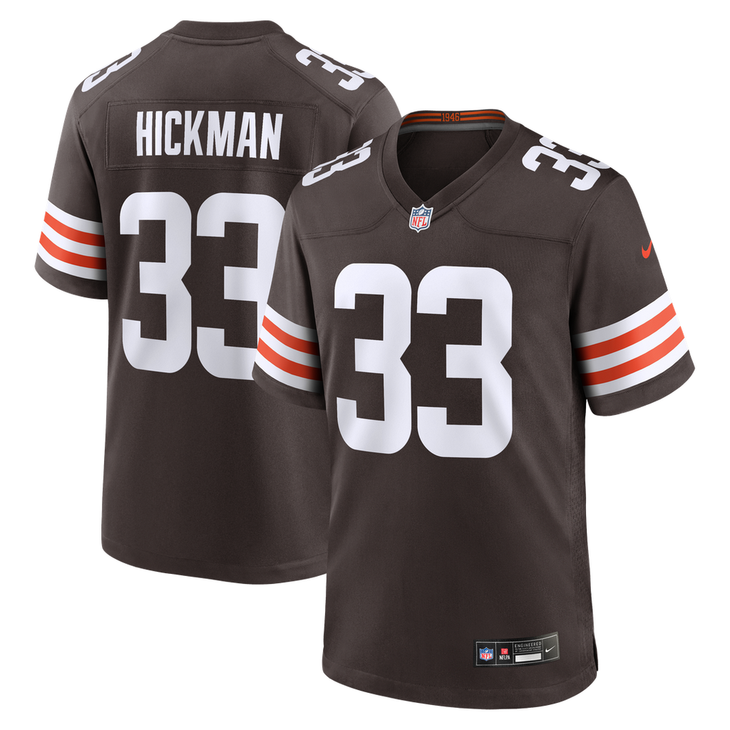 Cleveland Browns Ronnie Hickman Nike Brown Team Game Jersey - product image 1