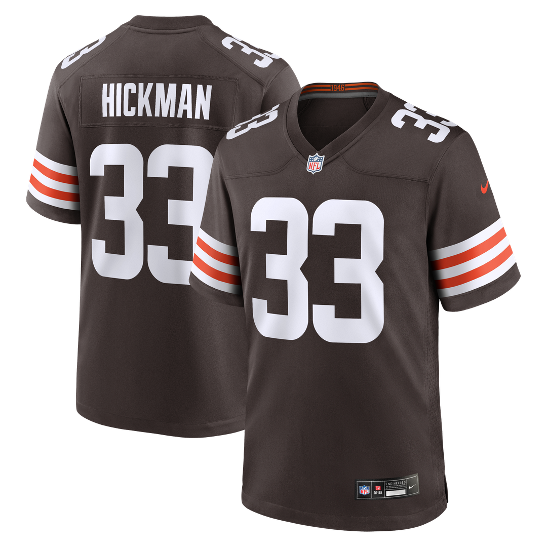 Cleveland Browns Ronnie Hickman Nike Brown Team Game Jersey - product image 1