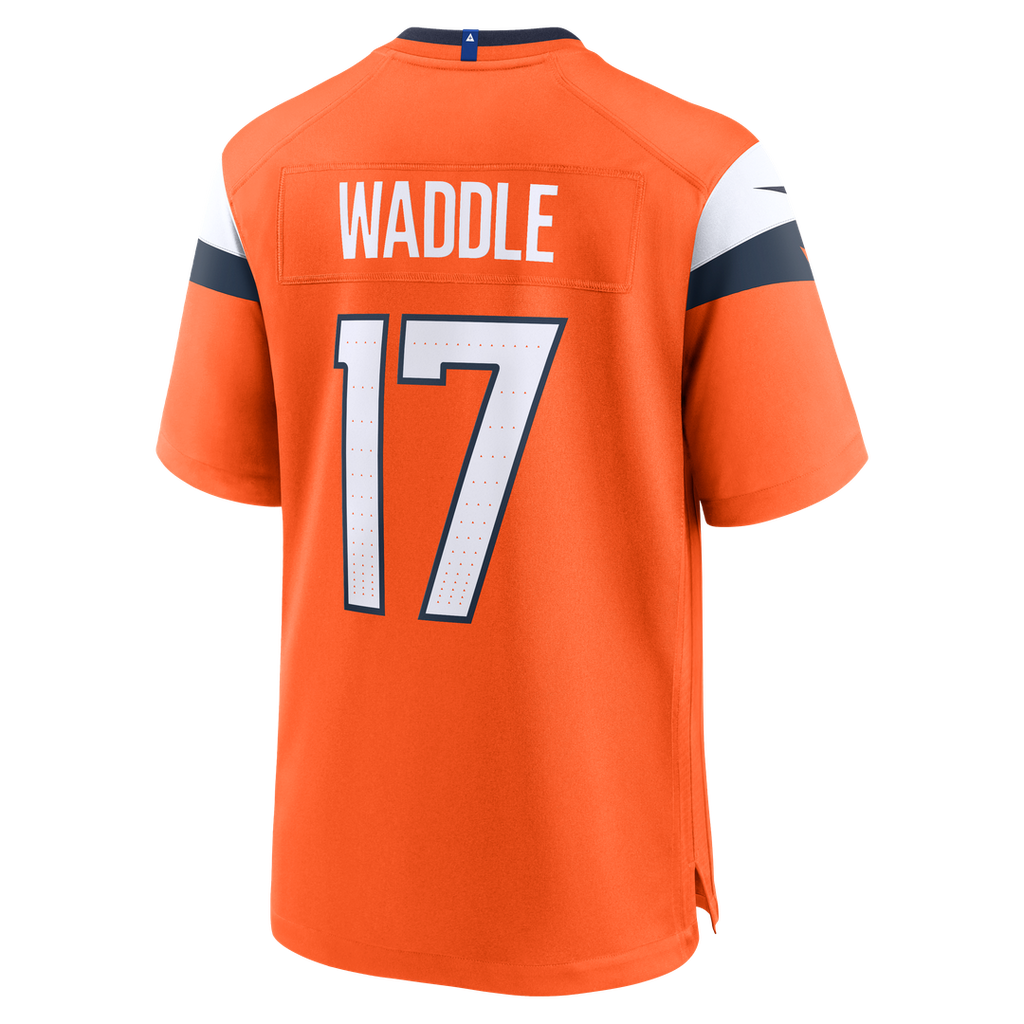 Denver Broncos Jaylen Waddle Nike Orange Game Jersey - product image 3