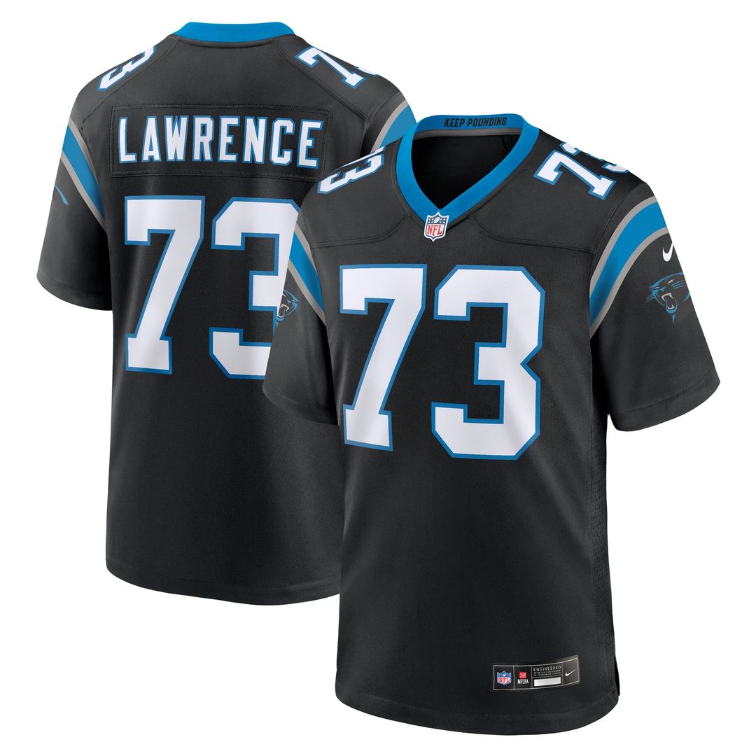 Carolina Panthers Rashard Lawrence Nike Black Game Jersey - product image 1