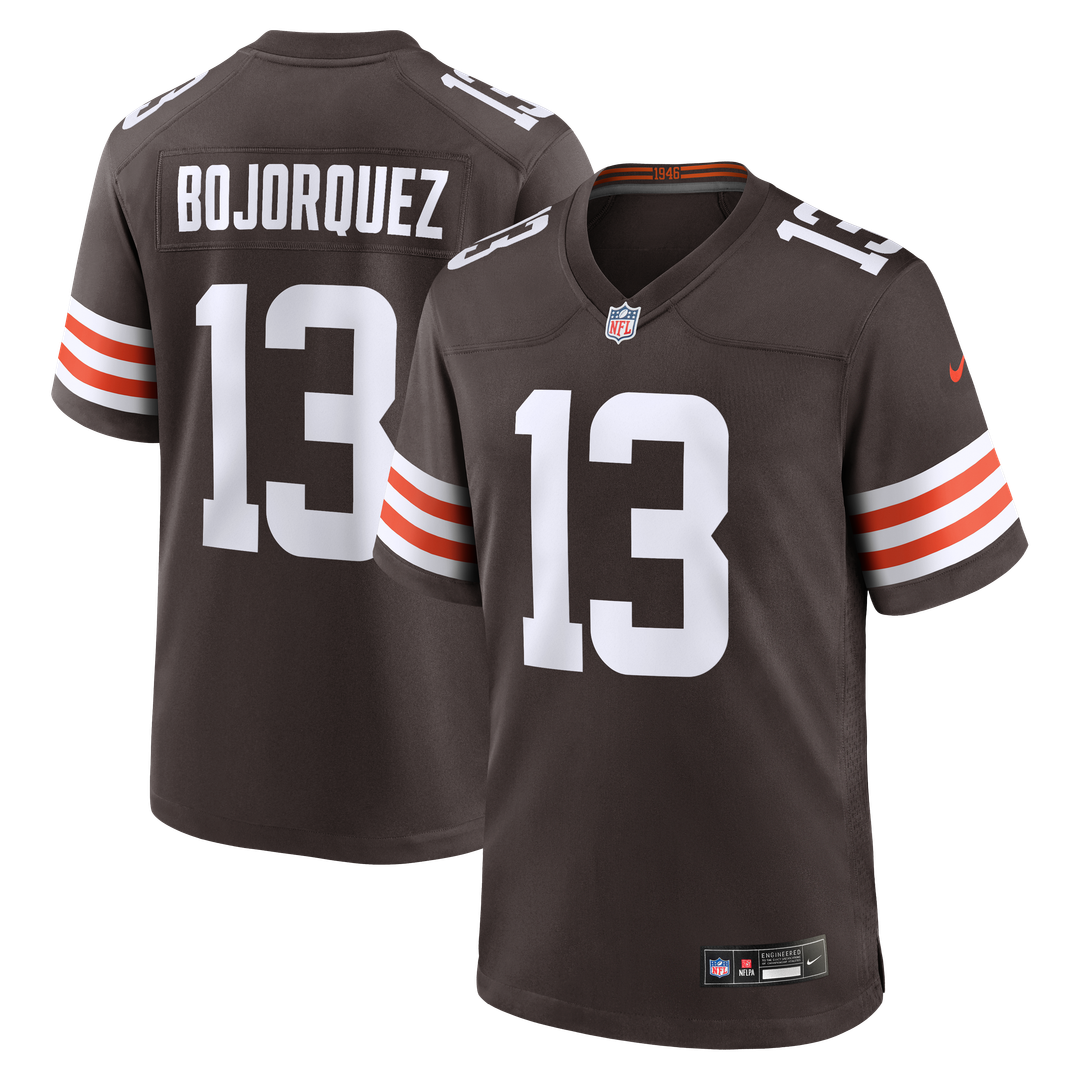 Cleveland Browns Corey Bojorquez Nike Brown Game Jersey - product image 1