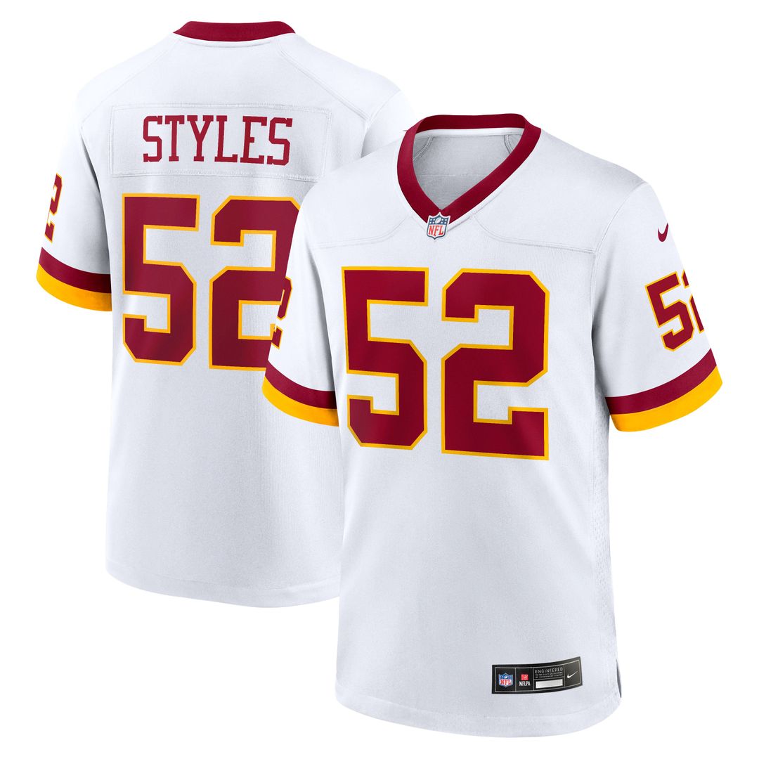 Washington Commanders Sonny Styles Nike White Game Super Bowl Era Jersey - product image 8