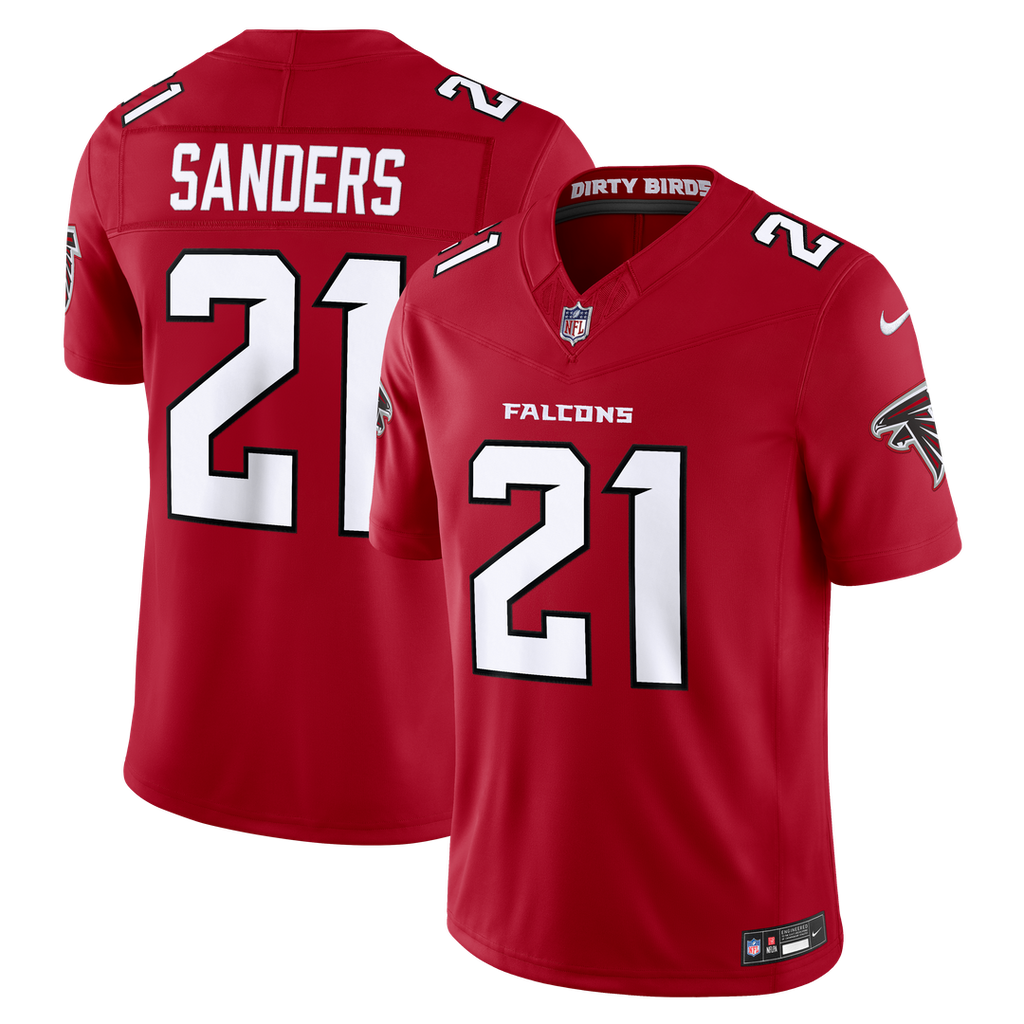 Atlanta Falcons Deion Sanders Nike Red Team Vapor F.U.S.E. Stitched Retired Limited Jersey - product image 4