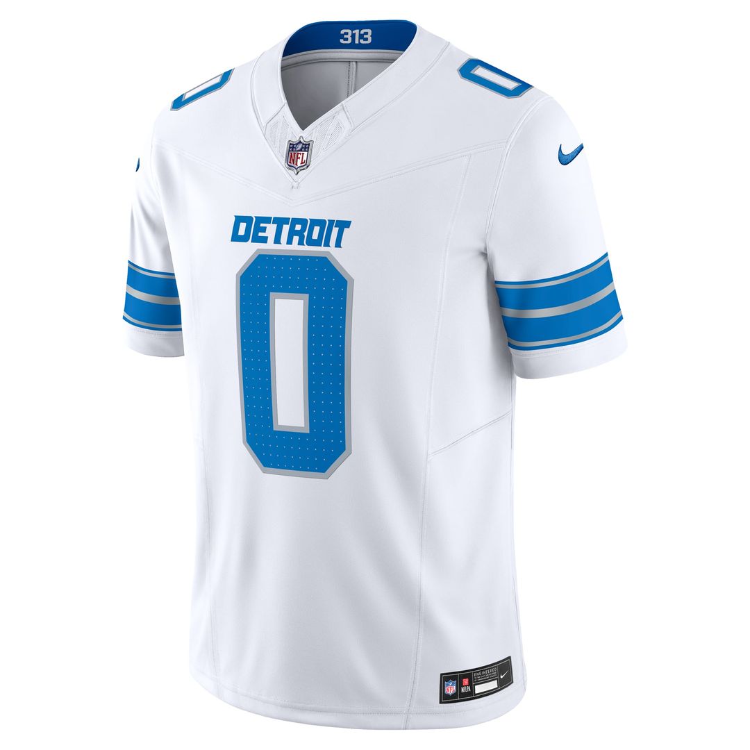 Detroit Lions Jahmyr Gibbs Nike White Vapor F.U.S.E. Limited Jersey - product image 2