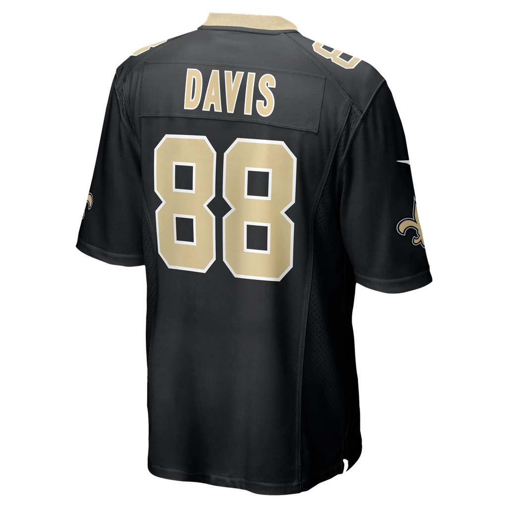 New Orleans Saints Shaquan Davis Nike Black Game Jersey - product image 3