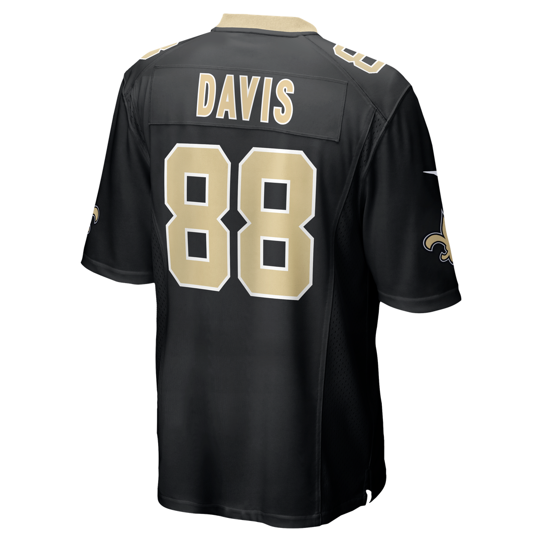 New Orleans Saints Shaquan Davis Nike Black Game Jersey - product image 3