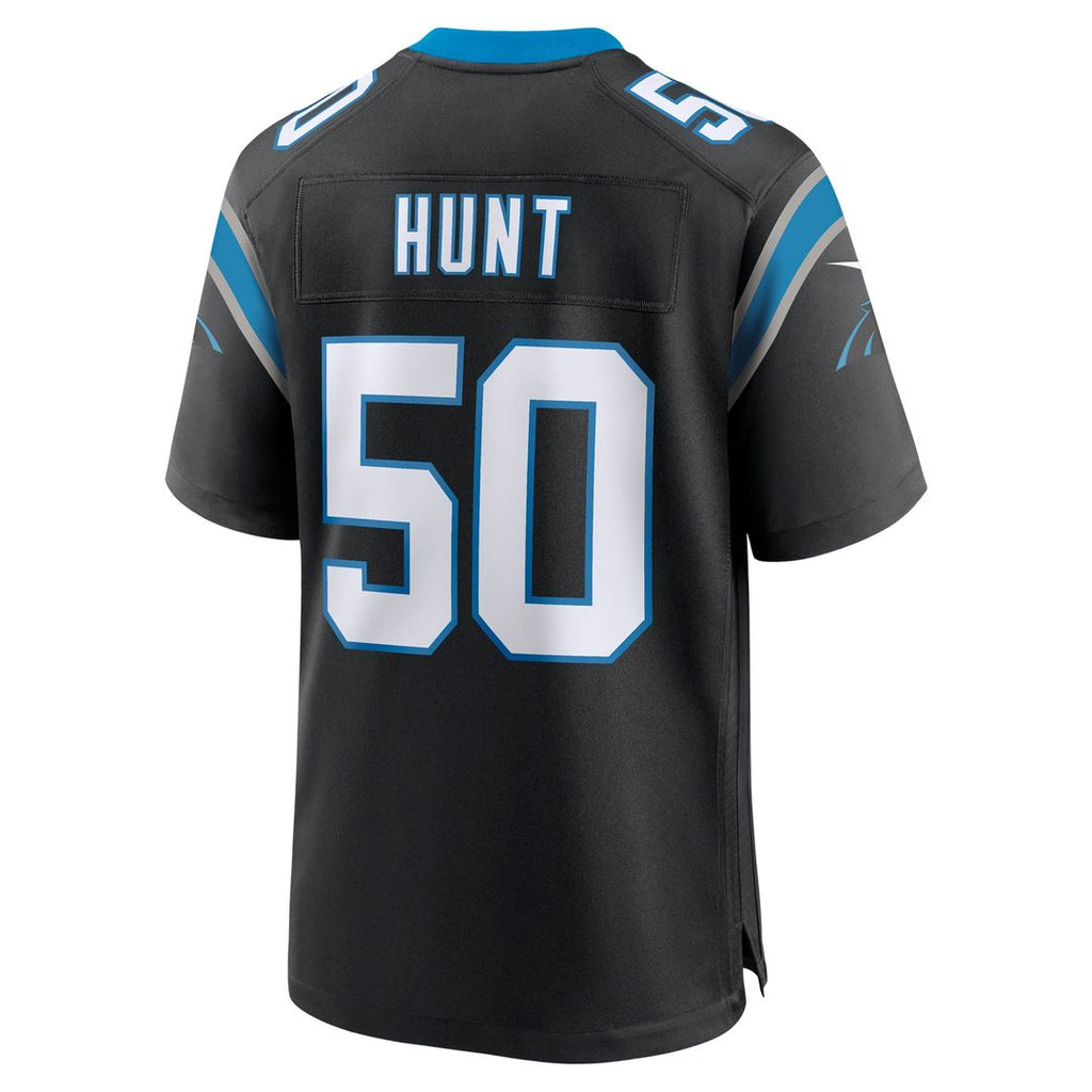 Carolina Panthers Robert Hunt Nike Black Game Jersey - product image 3