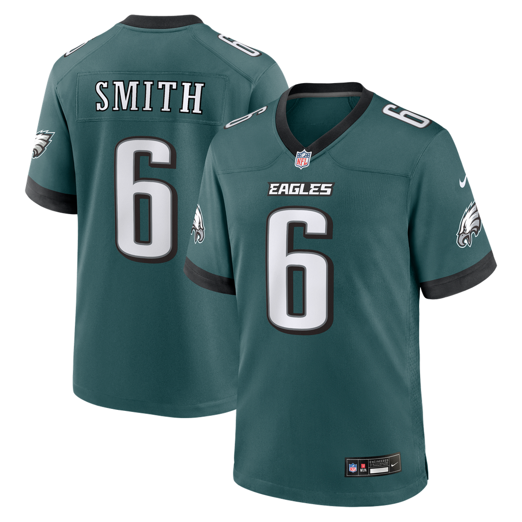 Philadelphia Eagles DeVonta Smith Nike Midnight Green Team Game Jersey - product image 4