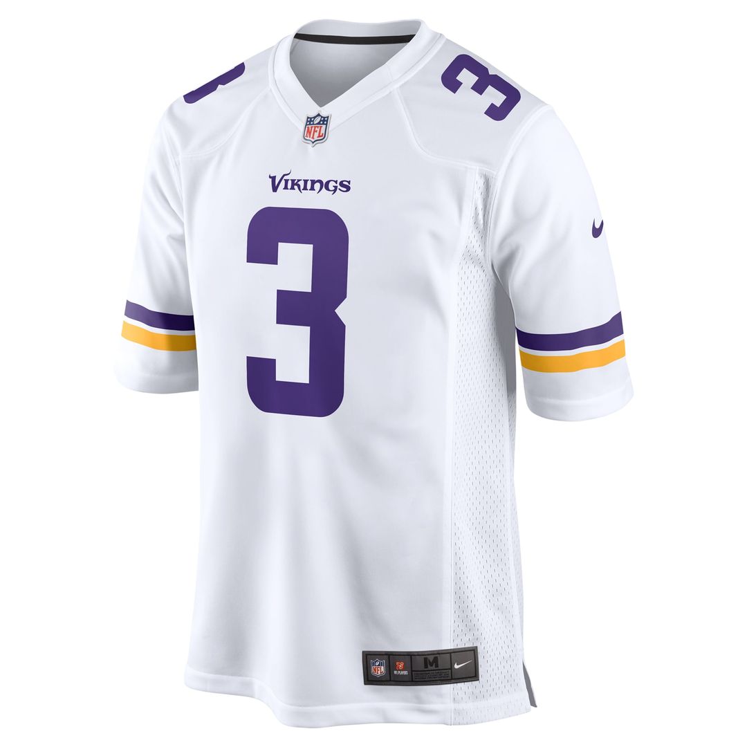 Minnesota Vikings Jordan Addison Nike White Away Game Jersey - product image 2