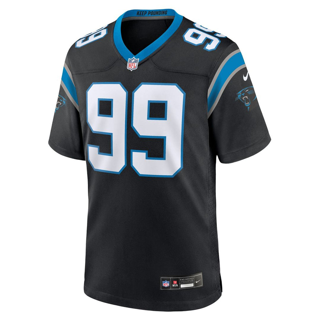 Carolina Panthers Tershawn Wharton Nike Black Team Game Jersey - product image 2