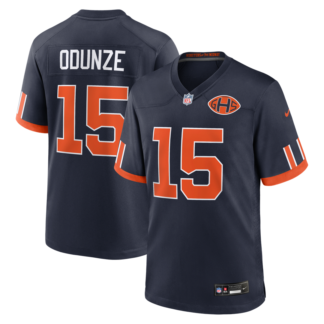 Chicago Bears Rome Odunze Nike Navy 2026 Rivalries Collection Game Jersey - product image 1