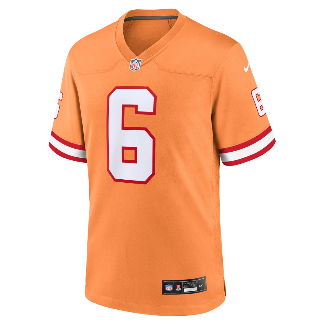Tampa Bay Buccaneers Baker Mayfield Nike Orange Throwback Game Jersey - product image 2