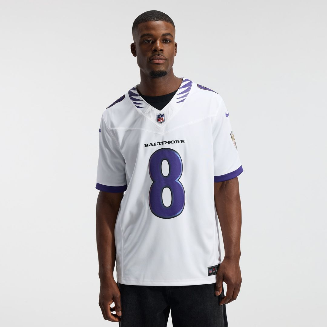 Baltimore Ravens Lamar Jackson Nike White Vapor F.U.S.E. Stitched Limited Jersey - product image 17