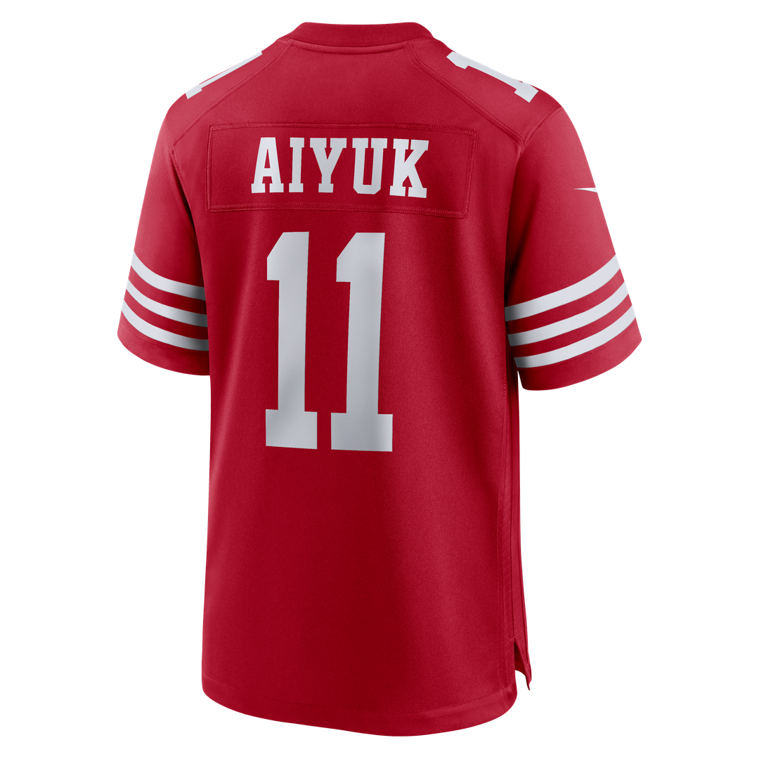 San Francisco 49ers Brandon Aiyuk Nike Scarlet Game Player Jersey - product image 3