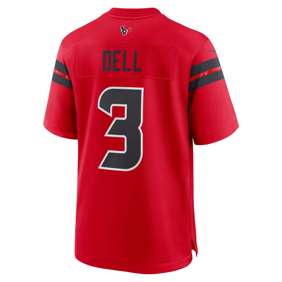 Houston Texans Tank Dell Nike Red Alternate Game Jersey - product image 9