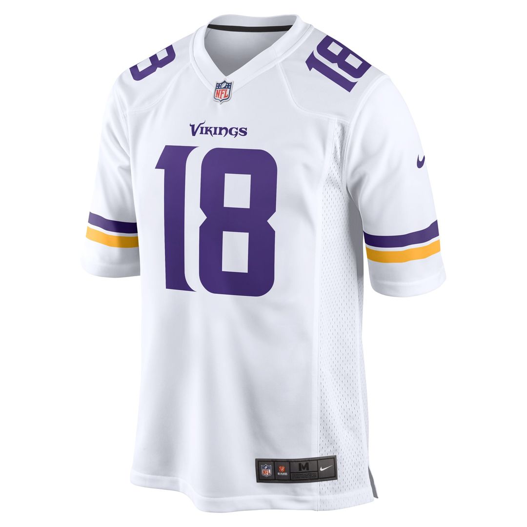 Minnesota Vikings Justin Jefferson Nike White Game Player Jersey - product image 2