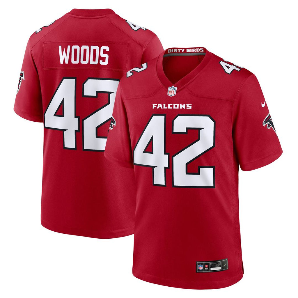 Atlanta Falcons Josh Woods Nike Red Team Game Jersey - product image 1