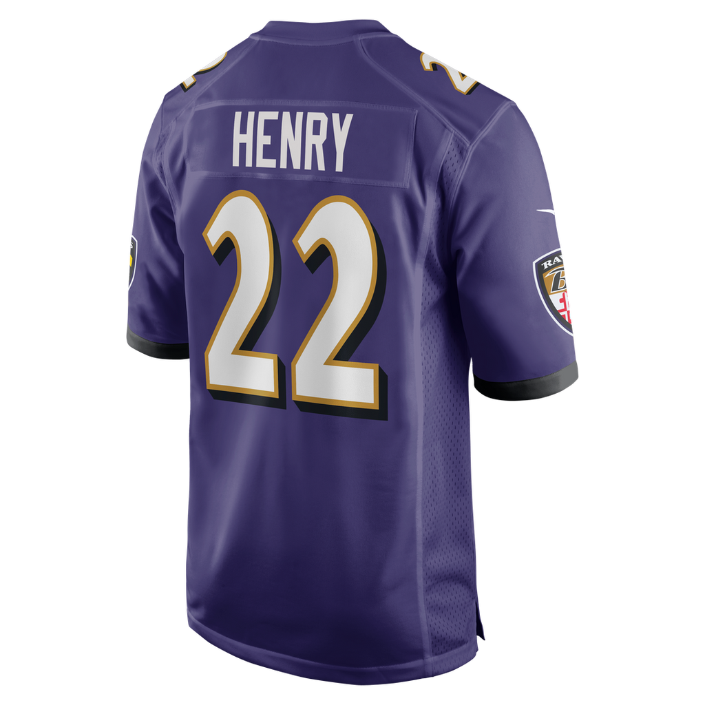 Baltimore Ravens Derrick Henry Nike Purple Game Player Jersey - product image 3