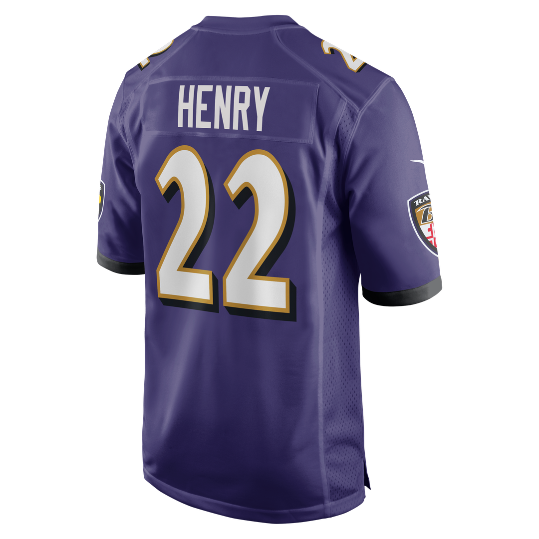 Baltimore Ravens Derrick Henry Nike Purple Game Player Jersey - product image 3