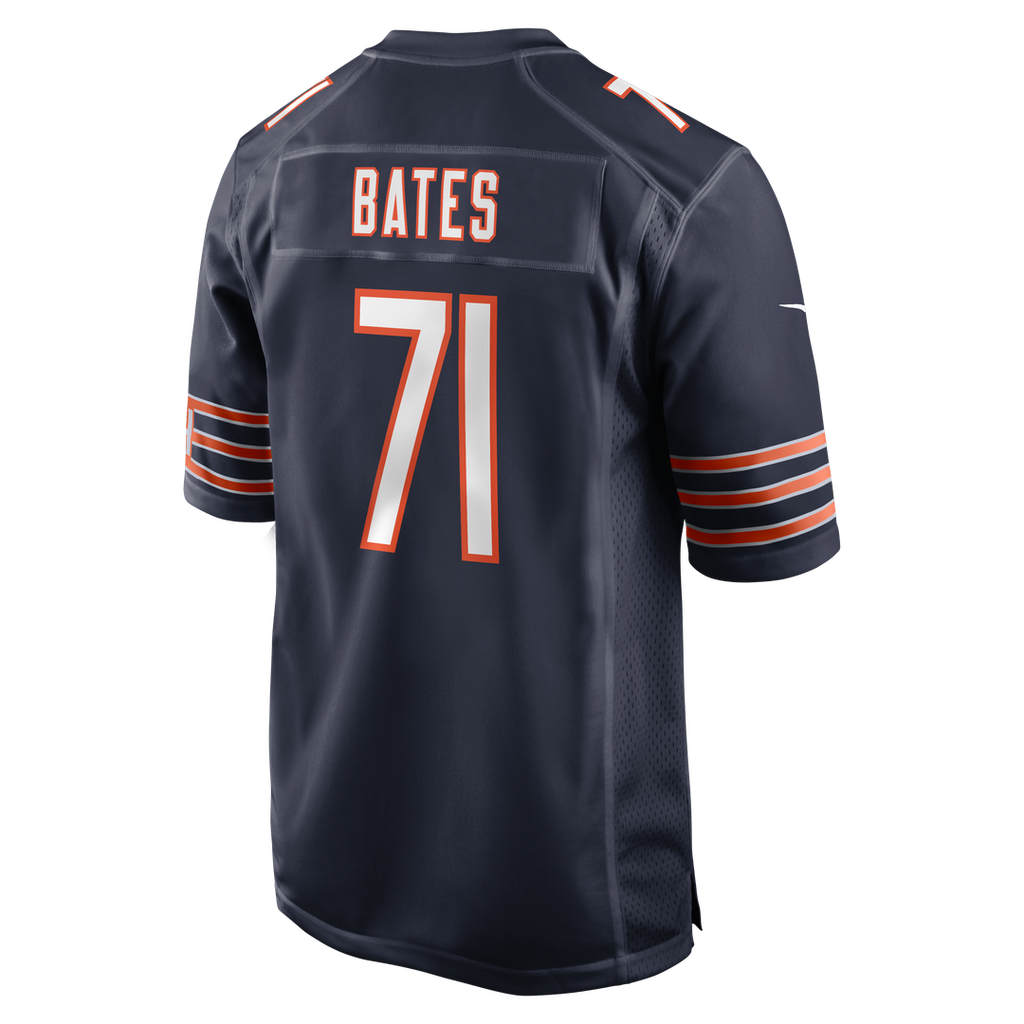 Chicago Bears Ryan Bates Nike Navy Game Jersey - product image 3