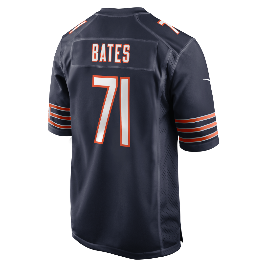 Chicago Bears Ryan Bates Nike Navy Game Jersey - product image 3