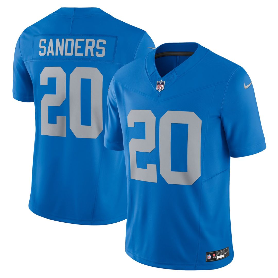 Detroit Lions Barry Sanders Nike Blue Vapor F.U.S.E. Alternate Limited Jersey - product image 1