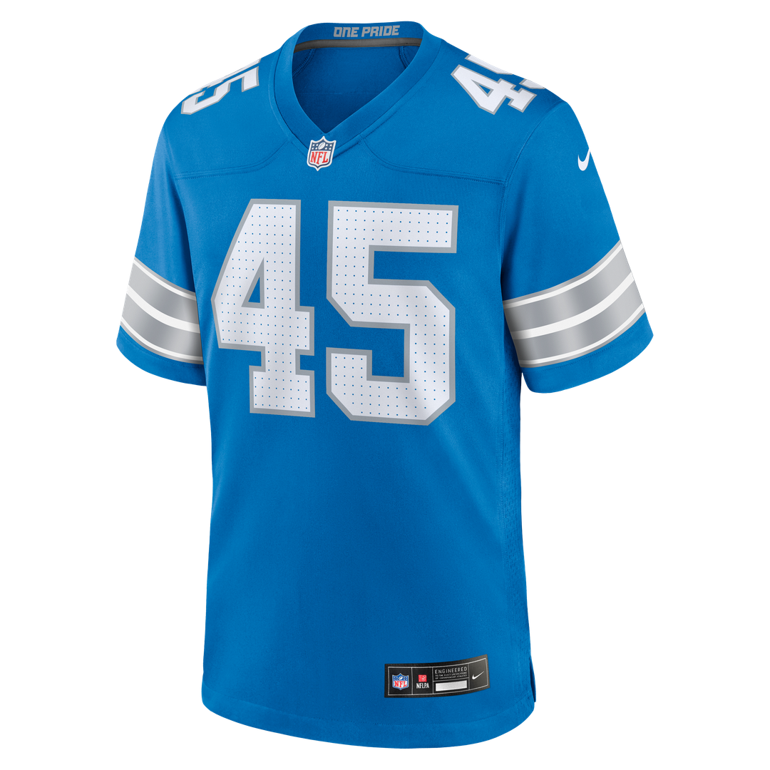 Detroit Lions Devin White Nike Blue Team Game Jersey - product image 4