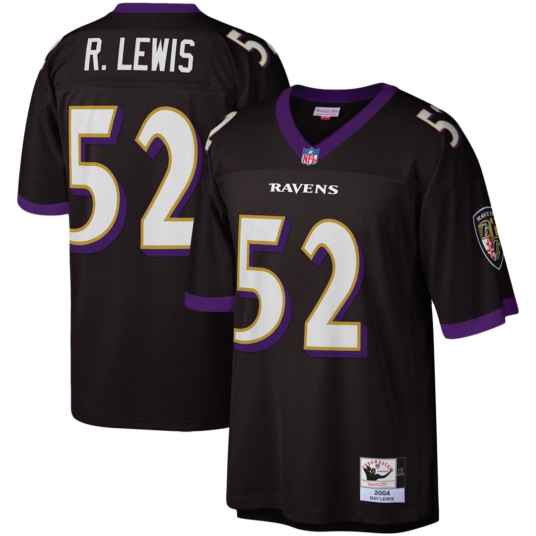 Baltimore Ravens Ray Lewis Mitchell & Ness Black Legacy Replica Jersey - product image 1