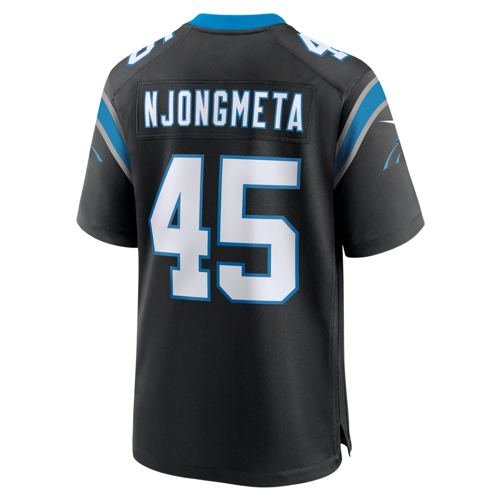 Carolina Panthers Maema Njongmeta Nike Black Game Jersey - product image 3