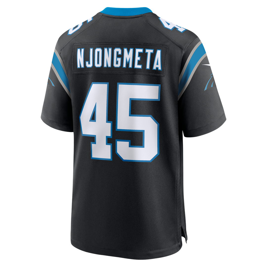 Carolina Panthers Maema Njongmeta Nike Black Game Jersey - product image 3