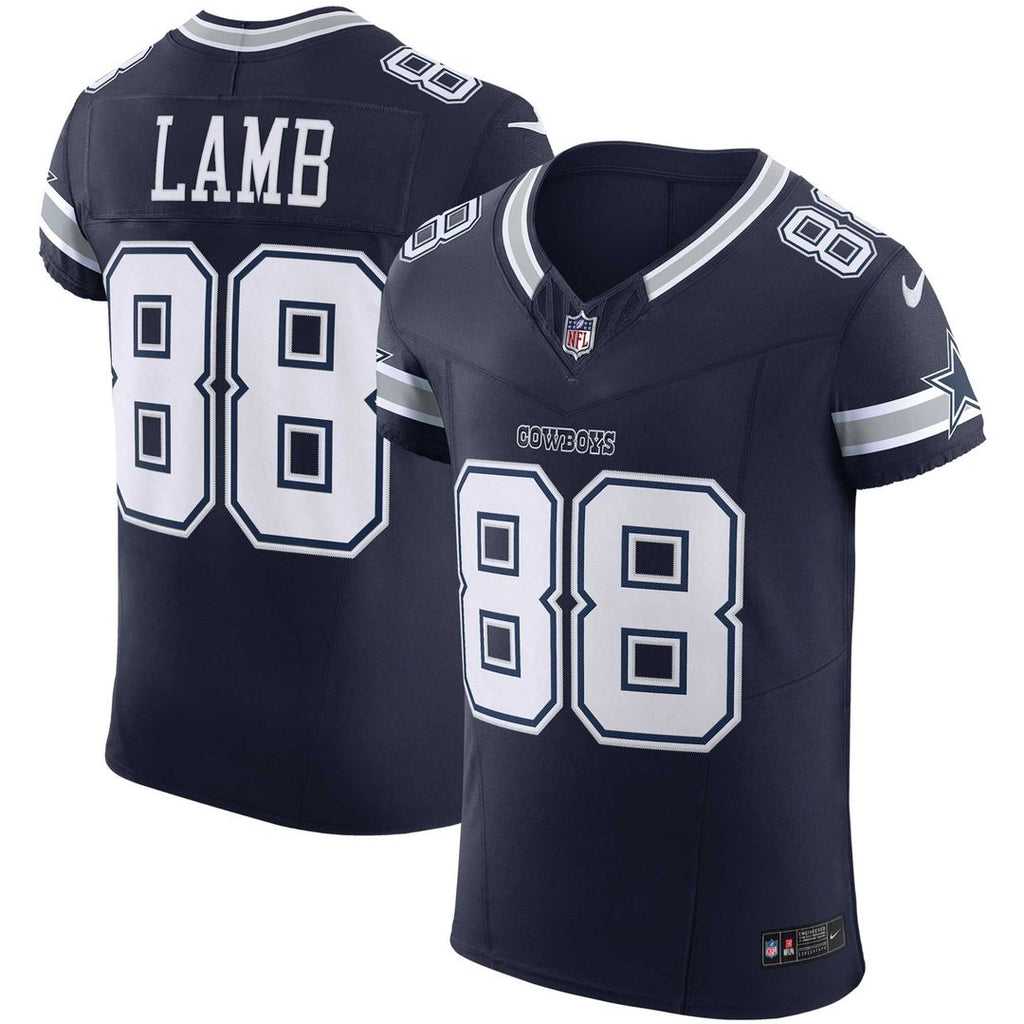 Dallas Cowboys CeeDee Lamb Nike Navy Team Vapor F.U.S.E. Elite Jersey - product image 1