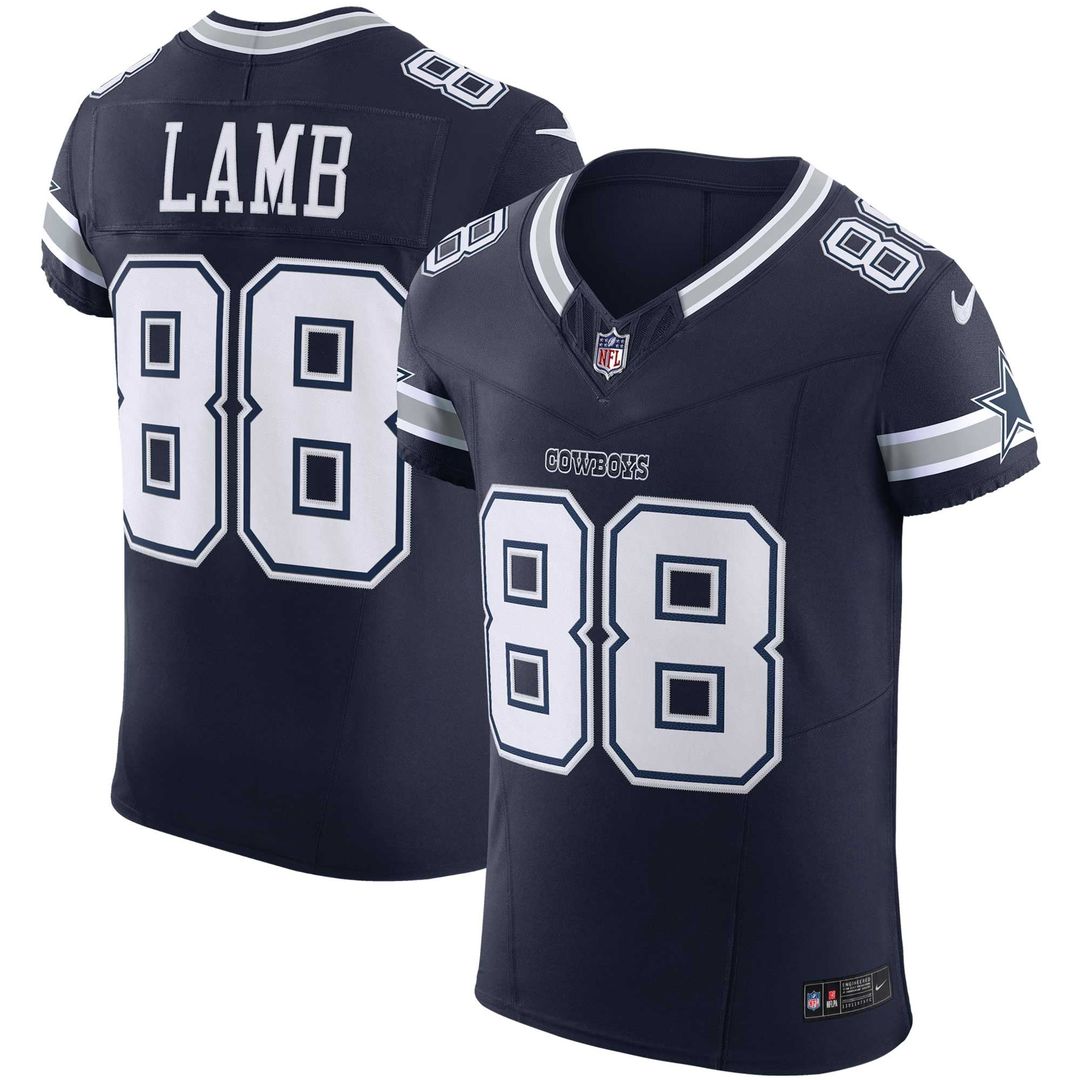 Dallas Cowboys CeeDee Lamb Nike Navy Team Vapor F.U.S.E. Elite Jersey - product image 1