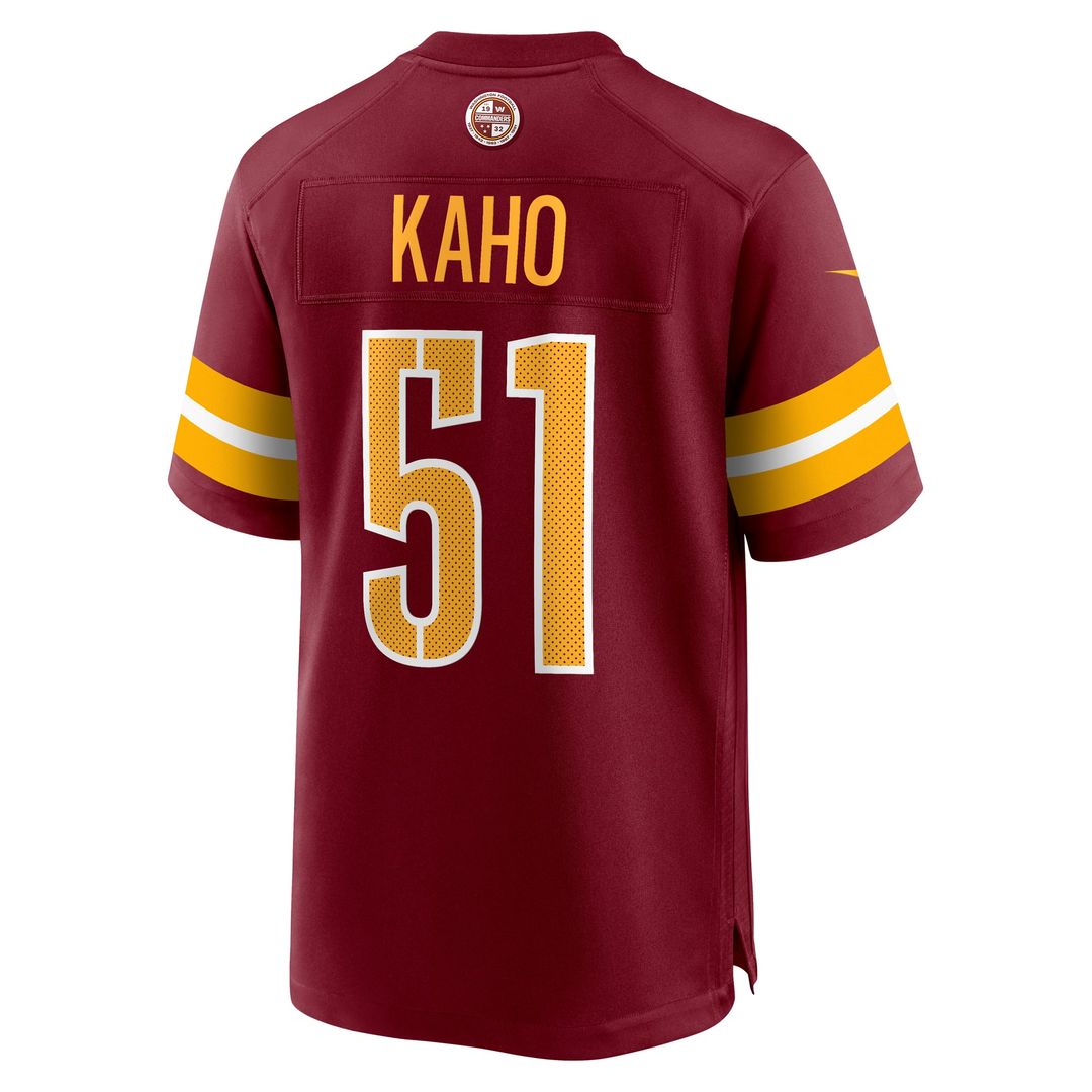 Washington Commanders Ale Kaho Nike Burgundy Team Game Jersey - product image 3
