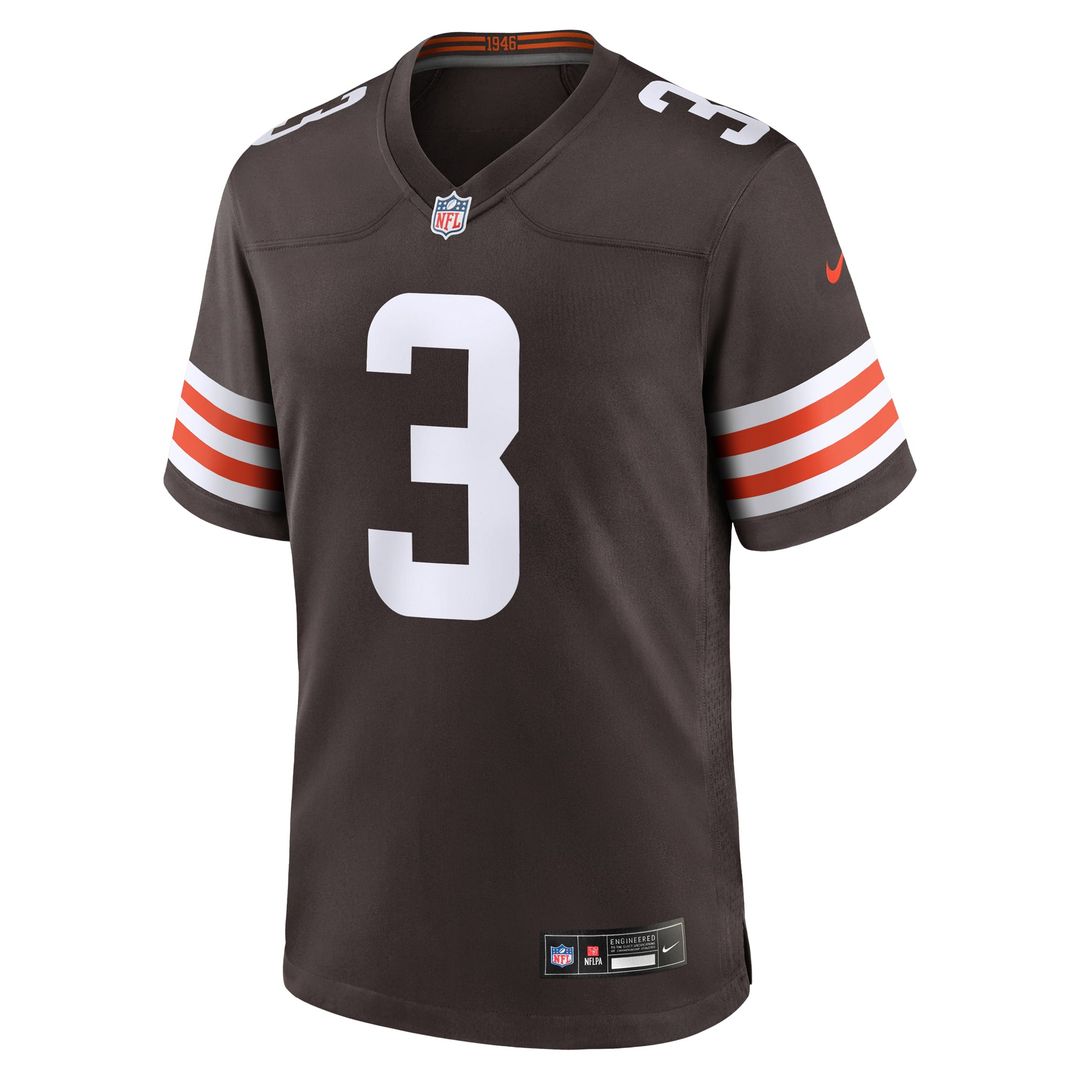 Cleveland Browns Jerry Jeudy Nike Brown Game Jersey - product image 2