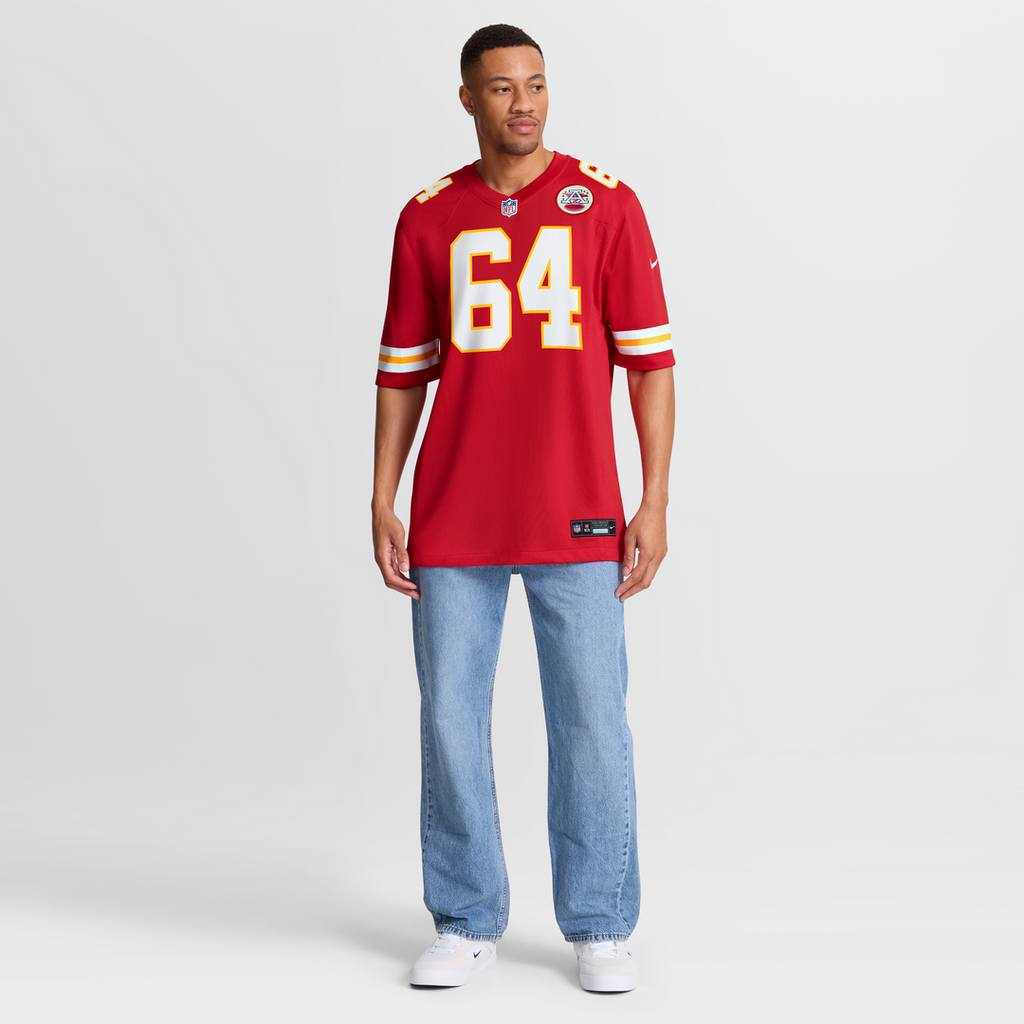 Kansas City Chiefs Wanya Morris Nike Red Game Jersey - product image 7