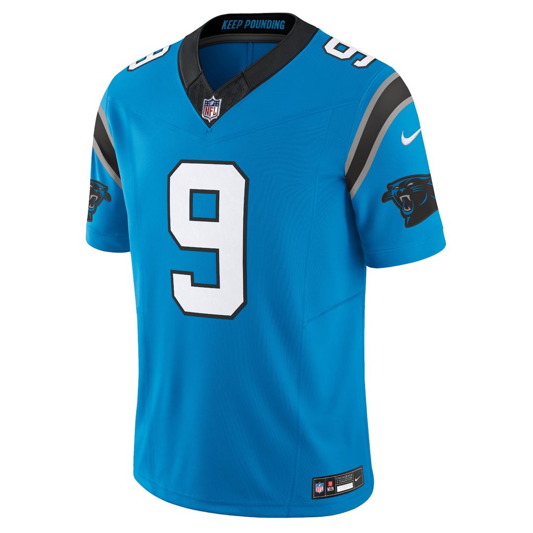 Carolina Panthers Bryce Young Nike Blue Vapor F.U.S.E. Limited Jersey - product image 2