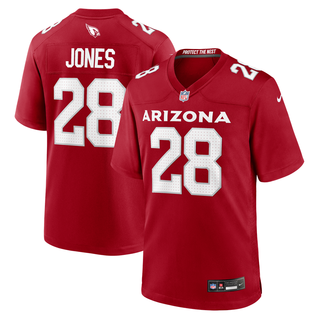Arizona Cardinals Elijah Jones Nike Cardinal Team Game Jersey - product image 1