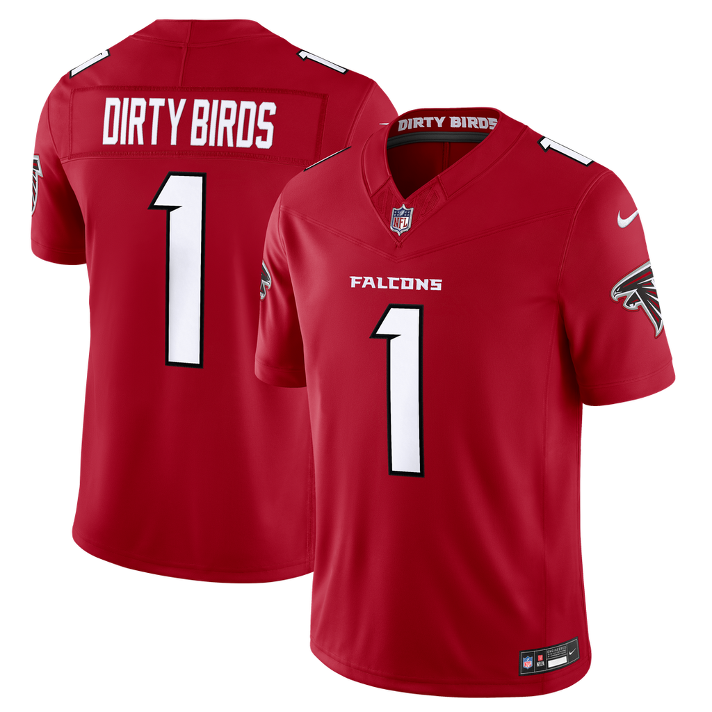 Atlanta Falcons Dirty Birds Nike Red Team Vapor F.U.S.E. Stitched Limited Jersey - product image 1